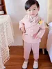 Suits Baby Boys Photography Suit School Kids Formal Ceremony Costume Children Birthday Wedding Party Dress Baby Performance Blazer Set