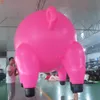 8m-26ft uzunluğunda ücretsiz gemi dış mekan aktiviteleri reklam dev şişme uçan domuz helyum balon satılık