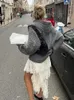 Arbeitskleider Slash Neck Pullover Röcke 2-teiliges Set für Frauen Langarm Strickwaren Spitze Asymmetrischer Rock Anzug 2024 Weibliches Pendler-Outfit