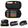 Nautical Navy Pencil Cases Pen Holder Bag For Student Big Capacity Office Cosmetic Pencilcases