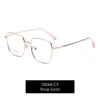 サングラスビジネスマン用の高品質のレトロメタルラウンドアイグラスアンチブルーライトレンズ付きの眼鏡眼鏡