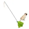 Sacs Dog Poop Catcher Pooper Scooper pour chiens Télescopic Pooper Scooper Foldable Dog Pee Catcher Stick Urine Gardez le scooper à main propre