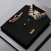 T-shirts pour hommes de haute marque de marque brodée à manches courtes en coton polo hommes s t vêtements de mode coréenne été haut de luxe m --- 5xlbrr 240304