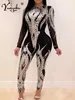 Sexy à manches longues Sequin moulante combinaison femmes body body fête d'anniversaire discothèque tenues femmes combinaisons global240304