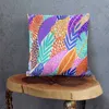 Pokrywa krzesełka Plant Cushion Case Autumn Jungle Decor Decor Pushows Puse Sofa Łóżka Poduszki pokrywa Plush Pillow Cover Hogar Housse de Coussin