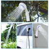 Tragbare Campingdusche für den Außenbereich, wiederaufladbare USB-Elektropumpe für Autowäsche, Gartenarbeit, Haustierreinigung, Duschkopf 240220