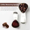 Koffielepels Set 2-delige maatlepels 1 eetlepel (15 ml) eetlepel (30 ml) Lange zaksluitclips