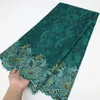 Swiss Voile spetsar i Schweiz Nigerian African Lace Fabric High Quality Lace Tissu Dentelle Cotton Lace Dubai Fabric 5y 240223