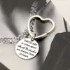 Porte-clés d'amitié lettrage amis coeur creux boussole pendentifs porte-clés pour ami sœurs bijoux cadeau 2712