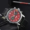 2024 Fashion full brand BNL watch men's multifunction luxury with logo steel strap, leather strap quartz clock five hands multifunction watch