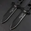 S.E.K.ll -Tac 0488/ 0030 Fixed Blade Tactical Straight Knife DC53 Steel Camp Survival Portable EDC Outdoor Safety with K Sheath