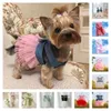 Dog Apparel Fashion Bow Suspended Dress Pet Suspender Skirt Summer Clothes Wedding Puppy
