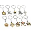 MS Jewelry Anime ONE PIECE Schlüsselanhänger Auto Charm Schlüsselanhänger Luffy Zoro Sanji Nami Schlüsselanhänger Halter Chaveiro Pendant315Y