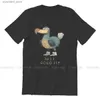 メンズTシャツのミームデザインオリジナルTシャツJust Dodo IT Print Mens Tシャツおかしな服6xl L240304