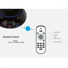 Câmera panorâmica 180 graus 1080p hd wifi ip embutida 5w sistema hifi bluetooth alto-falante internet música por aplicativo gratuito controle remoto