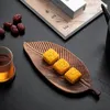 Teller, Obsttablett, Dessertteller, japanisches Brot, Holz, dekorativ