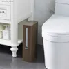 Rengöringsborstar japanska sprickor toalettborste toalettintegrerad toalettborste set spricka rengöring borste papperskorgen vävnadslåda hem rengöring tooll240304