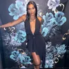2024 Summer Hot Selling New Sexy Style Spliced ​​Neck Open Back Fishtail Dress for Women