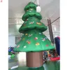Groothandel 10mh (33ft) met blazervrije deurschip Outdoor Activiteiten afdrukken Brengerbare kerstboom Grondballon te koop