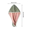 Towel Hair Wrap Double-Layer Turban For Women Absorbent Head Towels Quick Dry Salon Home Dorm