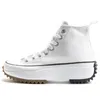 Tasarımcı Tuval Ayakkabı Kalın Alt Platform Erkekler Kadın Ayakkabı Klasik Beyaz Yüksek Üstün En Düşük Rahat Spor ayakkabılar Eur35-44 G2DF#
