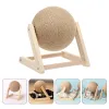 Scratchers Cat Scratching Toy Interactive Climbing Ball Kitten Training Globe Wood Scratcher Sisal