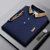 T-shirts pour hommes de haute marque de marque brodée à manches courtes en coton polo hommes s t vêtements de mode coréenne été haut de luxe m --- 5xlbrr 240304