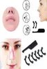 Beauty Nose Suit 3 paires de différentes tailles de dispositif de rehaussement du pont nasal en silicone 3D noir 1880141