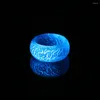 Cluster Ringen Mode Glow In Dark Hars Mannen Vrouwen Halloween Lichtgevende Gloeiende Ring Voor Party Vinger Sieraden Gift