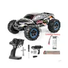 ElectricRC Car High Speed ​​80kmh 4WD Brushless Offroad Remote Control Metal Hydraic Alloy 200M Drift Racing av RC Truck Model Toy Drop DHF1V