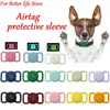 Apple Airtagケースの犬用アパレル2PC CAT Collar GPS Finder