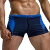 Men's Shorts Men Fashion Beach Quick Dry Slim Flat Angle Swimwear Stitching Color Swim Trunks Sexy Underwear For Surfing