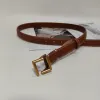 Cintura di design da uomo cinture FF da donna alla moda 25mm Cintura classica in 3 colori sottile cintura in vera pelle da donna 8C0648AAIWF196R con confezione regalo