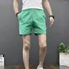 Pantaloncini da uomo per uomo che corre pantaloni corti pantaloni sportivi da jogging allenamento verde in massa con cotone ghiaccio stile coreano