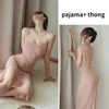 Women's Sleepwear Sexy Slip Maxi Dress Transparent Pajama Nightdress Camicia Notte Donna Nightgown Women Lingerie