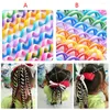 Hårtillbehör 5st/Set Children Girl Curler Rope Braid Colorful Headwear Tool Accesories Girls Lovely Band Head Dress