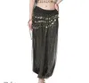 Pantalon de danse du ventre pour vêtements de scène, lanterne d'Halloween arabe brillante, tenue indienne fantaisie, taille libre (ceinture à monnaie non incluse)