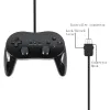 GamePads Gamepads pour Nintendo Wii Secondgeneration Classic Wired Game Controller Gaming Pro Remote Pro Gamepad Shock Joypad Joystick