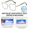 Güneş gözlükleri Klasik Mavi Işık Engelleyen Kadın Tasarımcılar Gözlükler Optik Gösteri Bilgisayar Göz Koruma Cam Moda Çerçevesi Gözlük