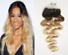 Brazilian body wave Hair micro ring 4613 ombre micro hair extensions 100g Remy Micro Ring Beads Human Hair Extensions3415519