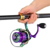 Combo Sougayilang Spinning Pissing Rod Combo 1.83.6M Telescopic Tod 5.0: 1 High Speed 8kg Max Drag Reel Travel Fishing Combo