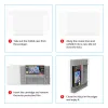 Cases 10pcs/Lot Clear Box Protector Case for Nintendo SNES Cartridge Game card Box Super SNES PET Transparent Cases Anti Dust/Scratch