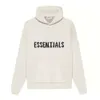 ssentiallsフーディーズフーディーズssentialsweatshirtsハイストリートダブルラインハットと帽子のないセーターレターヘビー級ユニセックスファッションブランドSSENTIALSHOODIE LESS BR