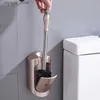 Sprzątanie szczotek łazienki Siedzi do czyszczenia szczotki do ściany szczotka toaletowa WC Cleaning Soft Fambles szczotka WC Akcesoria toaletowe Holderl240304