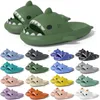 Gratis verzending designer shark slides sandaal GAI slipper sliders voor mannen vrouwen sandalen slide pantoufle muilezels heren dames slippers trainers sandles color154