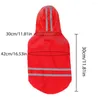 Vêtements pour chiens Veste de pluie réfléchissante imperméable réglable à capuche Rake Poncho Pet léger pour chiens S L XL