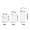 Storage Bottles H7EA Convenient Vacuum Sealing Jar Glass Container For Leftovers And Fruits