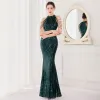 Dress vssjavun cekin piórkowy Patchwork Side Slit Damska sukienka Maxi Sukienka Jedno ramię letnie damskie impreza wieczorne vestidos