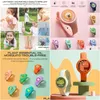 Autres Accueil Jardin Enfants Bande Dessinée Anti-moustique Anti-Insecte Bracelet Plante Huile Essentielle Anneau Bébé Enfant Bracelet Montre Drop Dhnl6