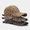 Ball Caps Geebro Women Cotton Sports Outdoor Summer Sun Hats Men Leopard Cheetah Print Headdress Retro Adjustable Travel Baseball